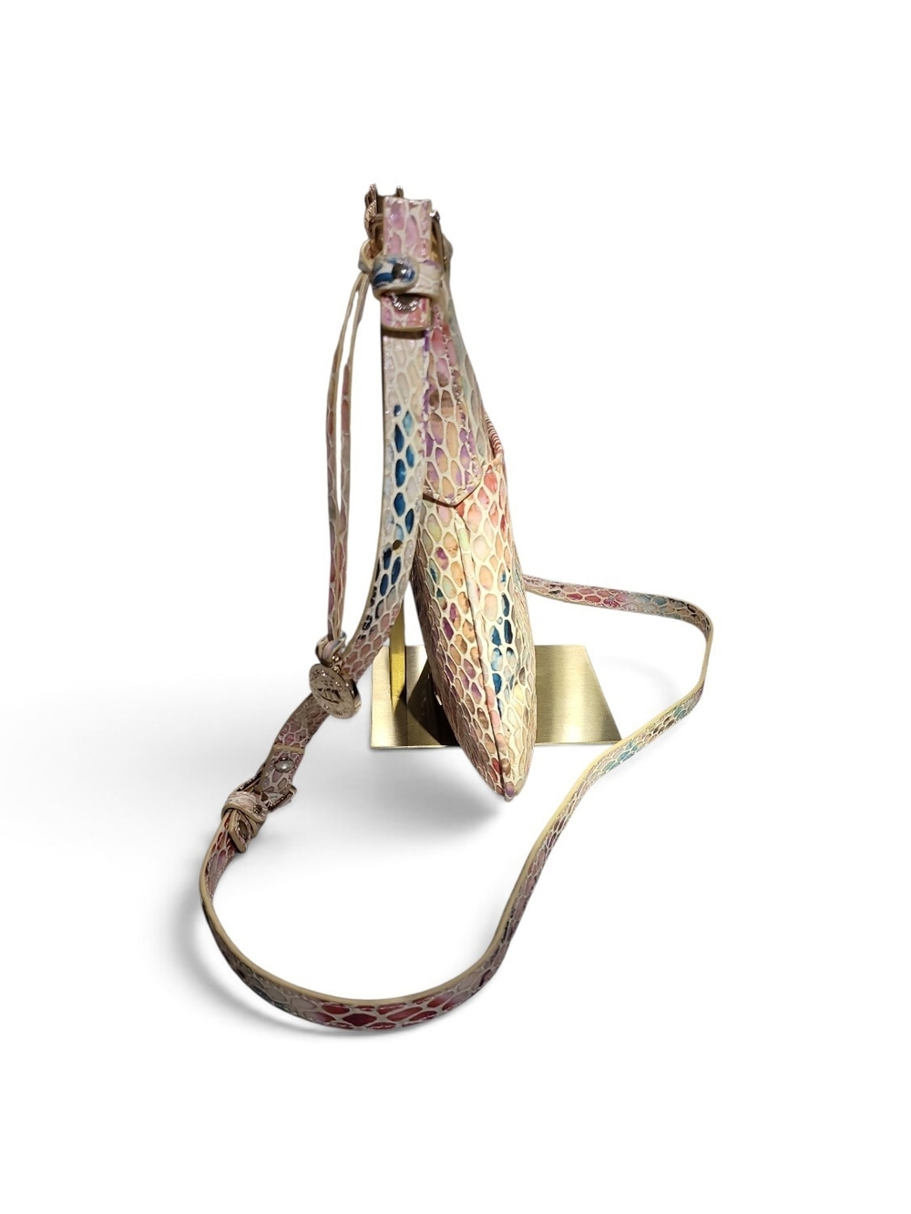 Brahmin Jody Leather Shoulder/Crossbody Bag in Multi Junie - Picture 3 of 13
